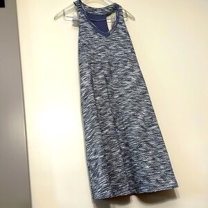 MPG sport, purple, and gray dress size medium, built in bra